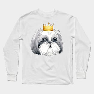 Shih Tzu King Long Sleeve T-Shirt